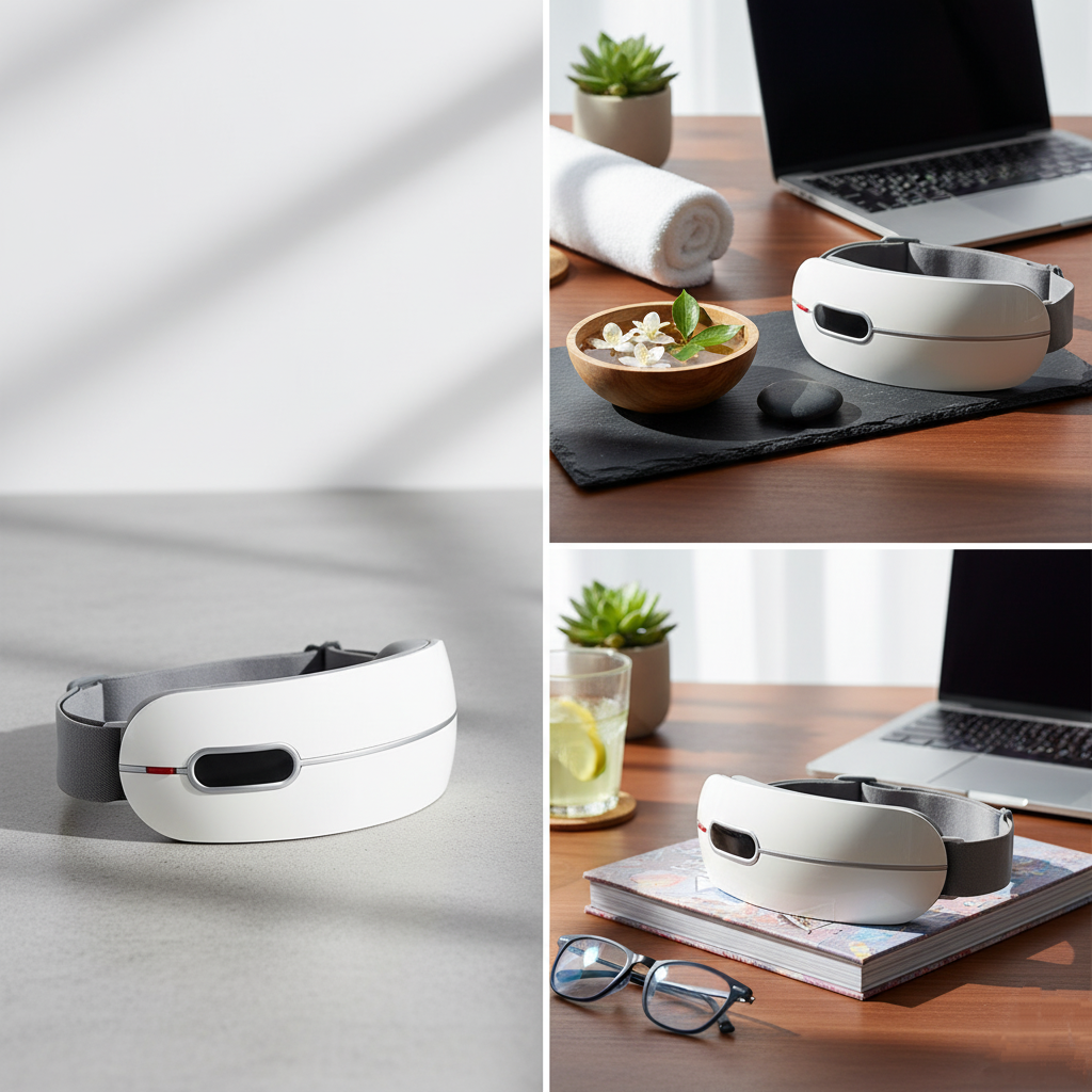 Relaxing Heated Eye Massager with Vibration
