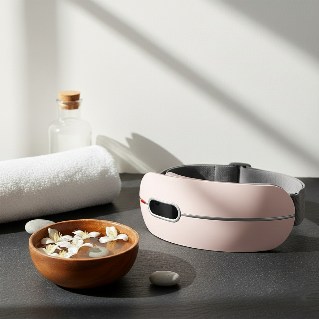 Relaxing Heated Eye Massager with Vibration