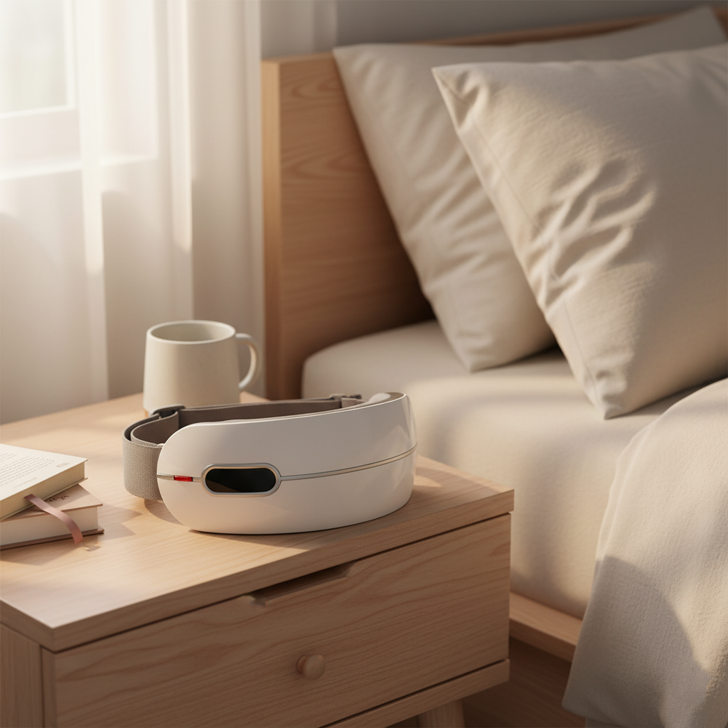 Relaxing Heated Eye Massager with Vibration