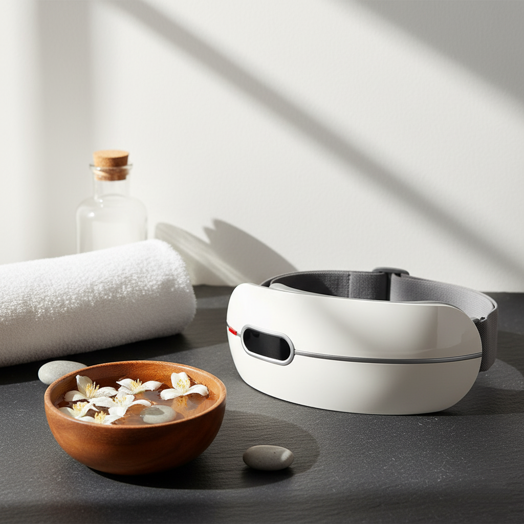 Relaxing Heated Eye Massager with Vibration